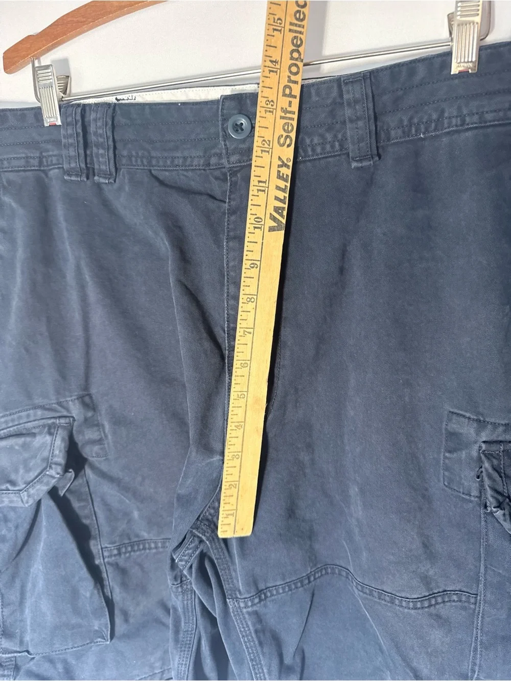 Polo by Ralph Lauren Dark Navy Cargo Shorts 40T 23” Long Baggy Reinforced Hem